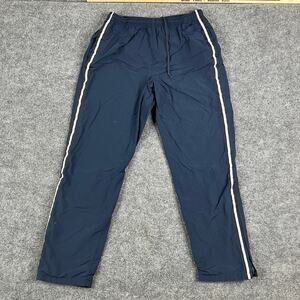 Gear for Sports Track Pants Mens Small Navy Blue Striped Windbreaker Athletic